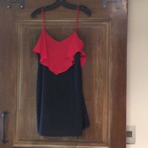 Black and red dress. Size S. Worn once.